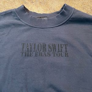 Taylor Swift Eras Tour Navy Crewneck